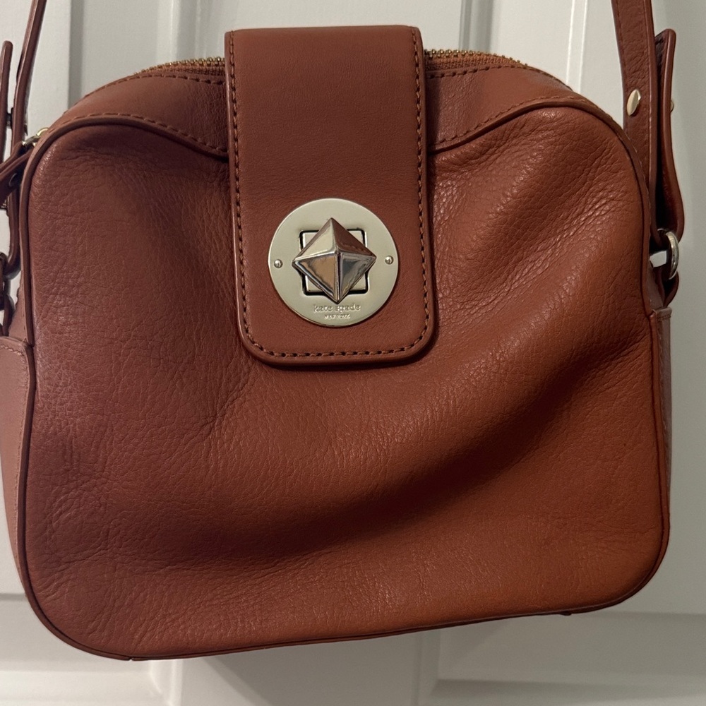 Kate Spade Tan Leather Crossbody Bag